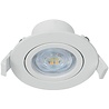 HLW LED LED Recessed Spotlight - Brinton - 7W 630lm 38D - Dimmable - 830 Warm White 3000K - Round - White HLW LED LED Recessed Spotlight - Brinton - 7W 630lm 38D - Dimmable - 830 Warm White 3000K - Round - White