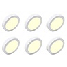 LED downlight set van 6 12W 840lm 3000K Ø170mm mat wit Binnenverlichting LED downlight set van 6 12W 840lm 3000K Ø170mm mat wit Binnenverlichting