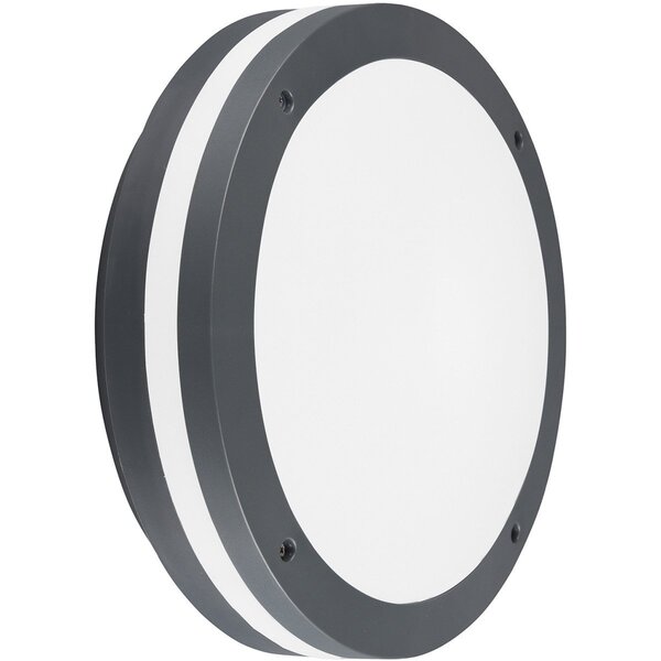 HLW LED LED Plafondlamp - Trion Keraly - Opbouw Rond - Bewegingssensor - Waterdicht - 12W - Mat Antraciet - Kunststof HLW LED LED Plafondlamp - Trion Keraly - Opbouw Rond - Bewegingssensor - Waterdicht - 12W - Mat Antraciet - Kunststof