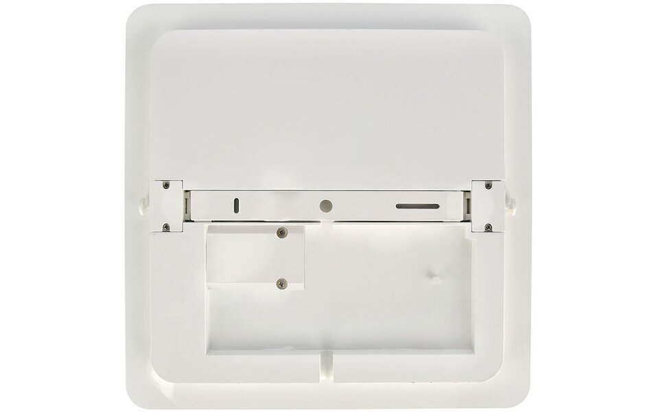 HLW LED LED Ceiling Light - Ceiling Lighting - Bathroom Light - Andres - Surface Mounted Square 30W - Waterproof IP54 - Bright/Cool White 6400K - Matte White - Plastic