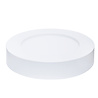 HLW LED LED Downlight Pro - Aigi - Surface-mounted Round 18W - Bright/Cool White 6000K - Matt White - Ø227mm