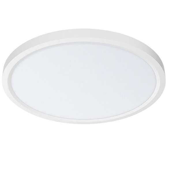 HLW LED LED Plafondlamp - Brinton Jin - 36W 3960lm - 830 Warm Wit 3000K - Ø400 mm - Opbouw - Rond - Wit HLW LED LED Plafondlamp - Brinton Jin - 36W 3960lm - 830 Warm Wit 3000K - Ø400 mm - Opbouw - Rond - Wit