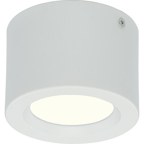 LED Downlight - Opbouw Rond Hoog 5W - Natuurlijk Wit 4200K - Mat Wit Aluminium - Ø105mm LED Downlight - Opbouw Rond Hoog 5W - Natuurlijk Wit 4200K - Mat Wit Aluminium - Ø105mm