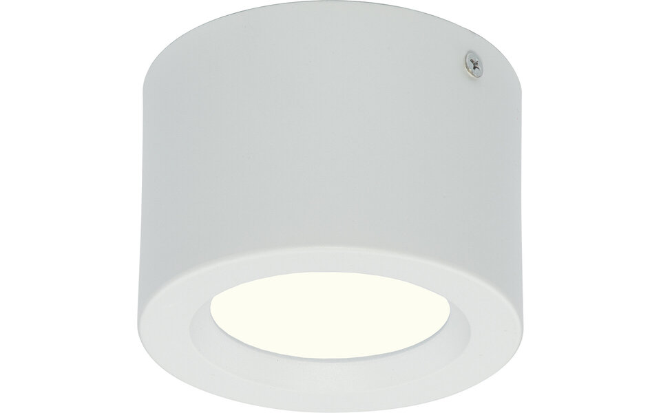 HLW LED LED Downlight - Opbouw Rond Hoog 5W - Natuurlijk Wit 4200K - Mat Wit Aluminium - Ø105mm HLW LED LED Downlight - Opbouw Rond Hoog 5W - Natuurlijk Wit 4200K - Mat Wit Aluminium - Ø105mm