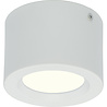 LED opbouwspot Ø105 mm 5W 4200K mat wit aluminium Verlichting per ruimte