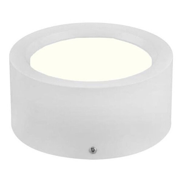 HLW LED LED Downlight - Opbouw Rond Hoog 5W - Natuurlijk Wit 4200K - Mat Wit Aluminium - Ø105mm HLW LED LED Downlight - Opbouw Rond Hoog 5W - Natuurlijk Wit 4200K - Mat Wit Aluminium - Ø105mm