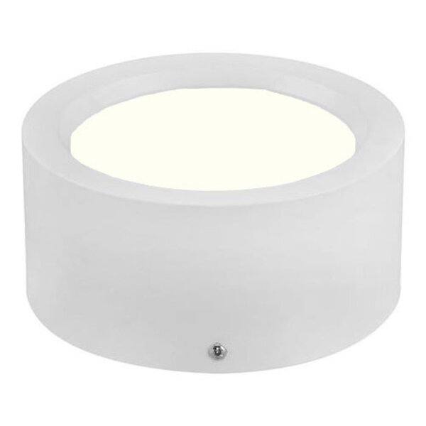 HLW LED LED Downlight - Opbouw Rond Hoog 10W - Natuurlijk Wit 4200K - Mat Wit Aluminium - Ø140mm HLW LED LED Downlight - Opbouw Rond Hoog 10W - Natuurlijk Wit 4200K - Mat Wit Aluminium - Ø140mm