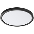 LED Ceiling Light - Brinton Jin - 36W 3960lm - 840 Natural White 4000K - Ø400 mm - Surface Mounted - Round - Black
