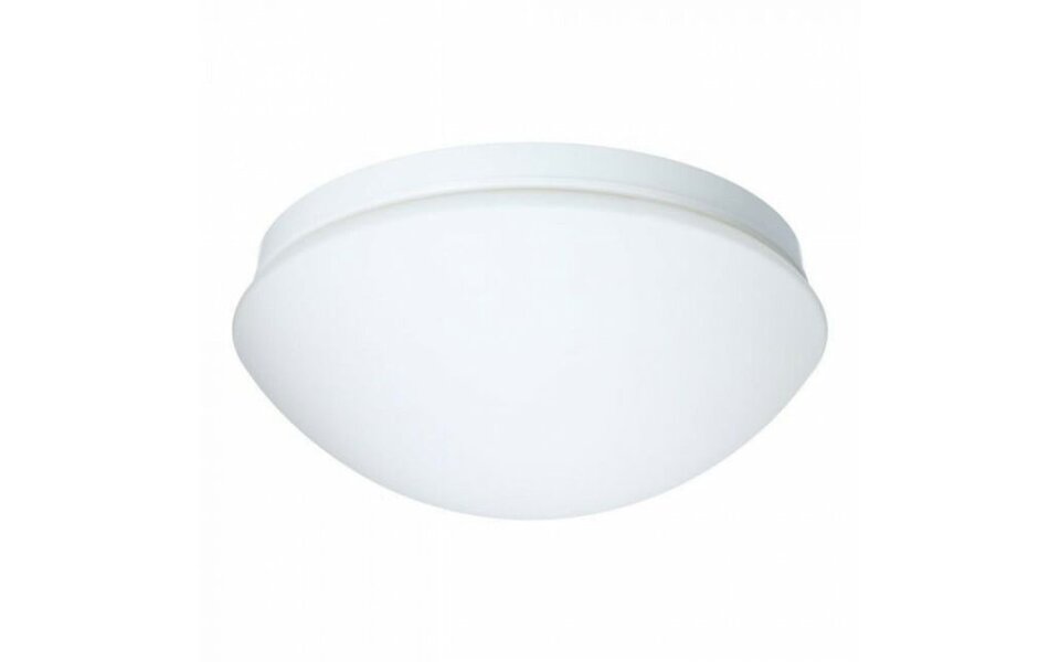HLW LED LED Ceiling Light with Motion Sensor - 360° Sensor - E27 Fitting - Matte White - Frosted Glass - Philips - CorePro Lustre 827 P45 FR - 5.5W - Warm White 2700K