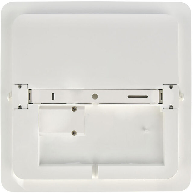 HLW LED LED Ceiling Lamp - Ceiling Lighting - Bathroom Lamp - Andres - Surface Mounted Square 20W - Waterproof IP54 - Bright/Cool White 6400K - Matte White - Plastic
