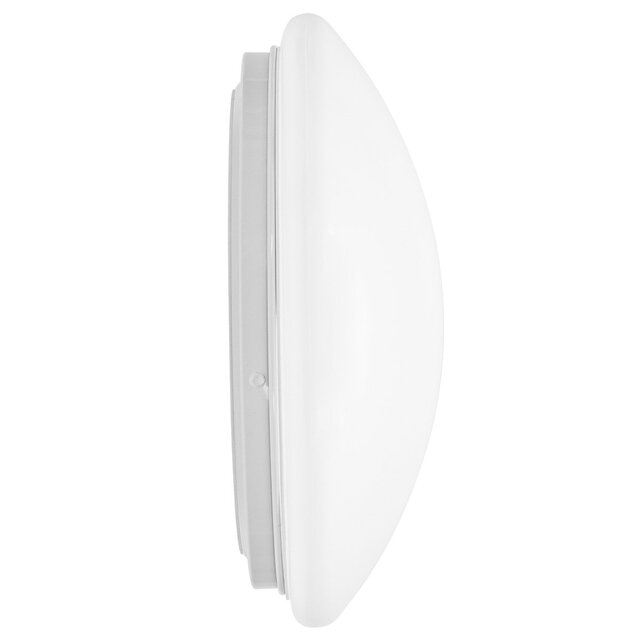 Velvalux LED Ceiling Light - Velvalux - 12W 1300lm - Natural White 4000K - Splashproof IP44 - Surface Mounted - Round - White