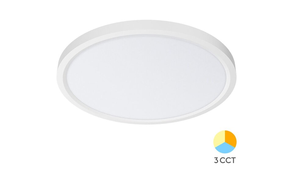 HLW LED LED Ceiling Light - Brinton Jin - 45W 5280lm - Adjustable Light Color 3000K-4000K-6500K - Ø500 mm - Surface Mounted - Round - White HLW LED LED Ceiling Light - Brinton Jin - 45W 5280lm - Adjustable Light Color 3000K-4000K-6500K - Ø500 mm - Surface Mounted - Round - White