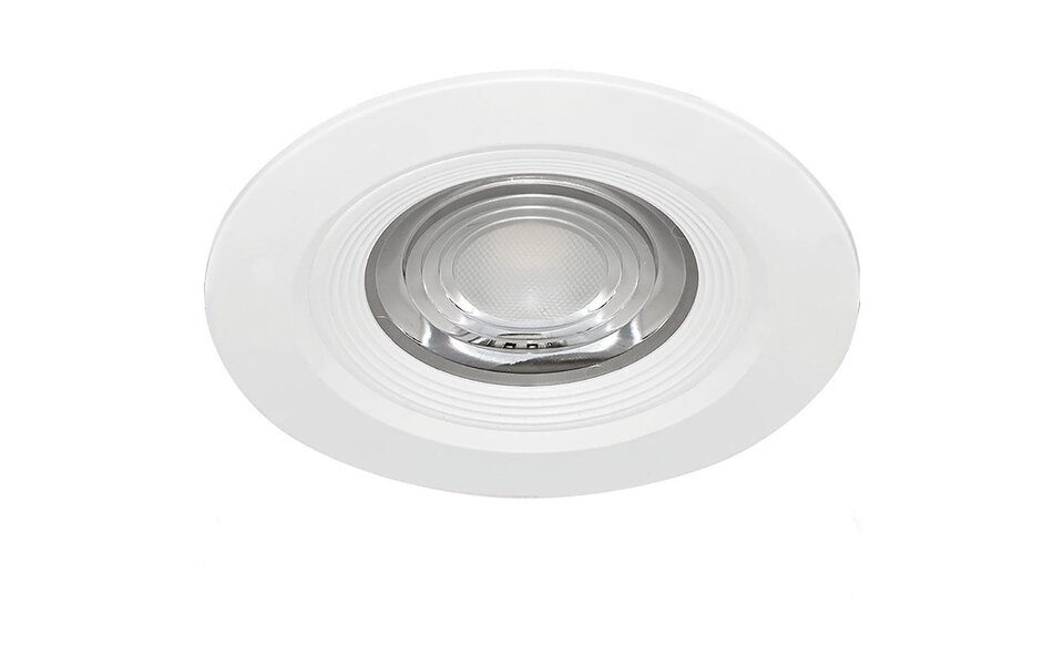 HLW LED LED Recessed Spotlight - Brinton - 7W 630lm 38D - IP54 Waterproof - 840 Natural White 4000K - Round - White