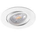 LED Recessed Spotlight - Brinton - 7W 630lm 38D - Dimmable - 865 Bright/Cool White 6500K - Round - White