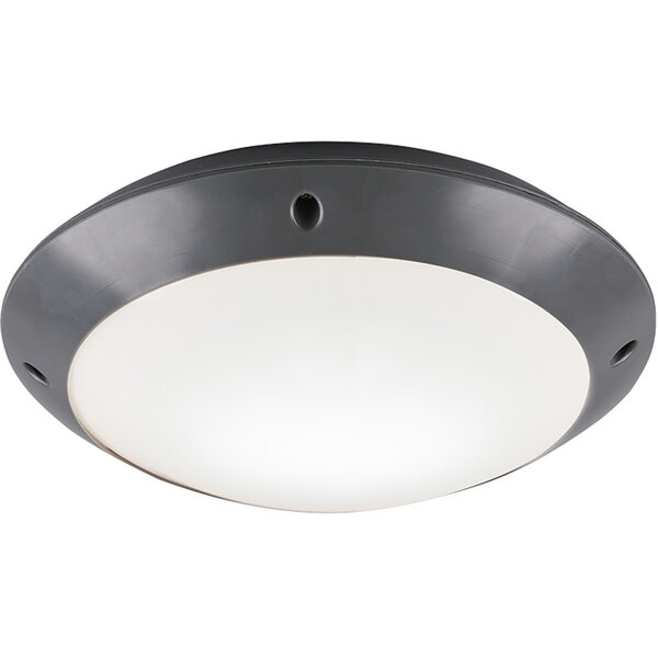 HLW LED LED Plafondlamp - Badkamerlamp - Trion Camiro - Opbouw Rond - Waterdicht IP54 - E27 Fitting - Mat Antraciet - Kunststof HLW LED LED Plafondlamp - Badkamerlamp - Trion Camiro - Opbouw Rond - Waterdicht IP54 - E27 Fitting - Mat Antraciet - Kunststof