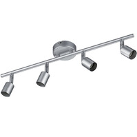 Trion Pamo LED ceiling spotlight 4-light GU10 matte titanium