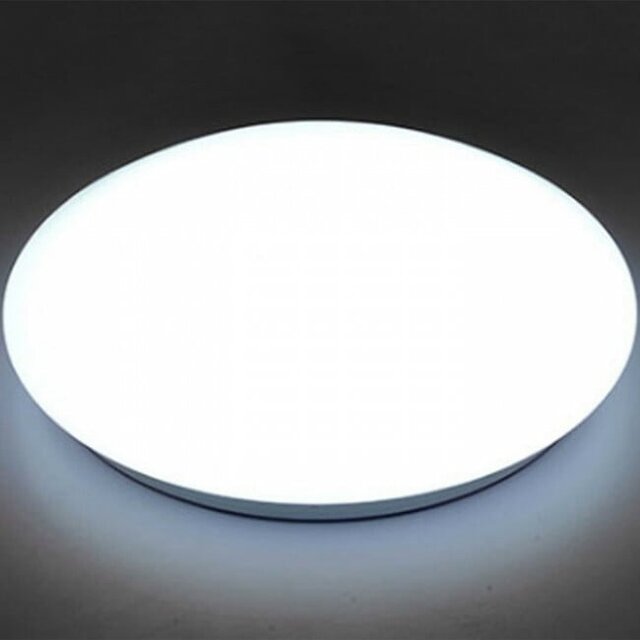 ronde witte LED plafondlamp 18W met 1300 lumen en 360 graden bewegingssensor, neutraal wit licht 4200K