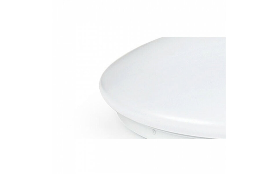 HLW LED LED Ceiling Light with Motion Sensor - Strum - 18W - Surface Mounted Round - Natural White 4200K - 360° - Matte White - Aluminum