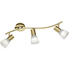 Trion Levino LED plafondspot 3-lichts mat goud 3000K 1200lm Trion Levino LED plafondspot 3-lichts mat goud 3000K 1200lm