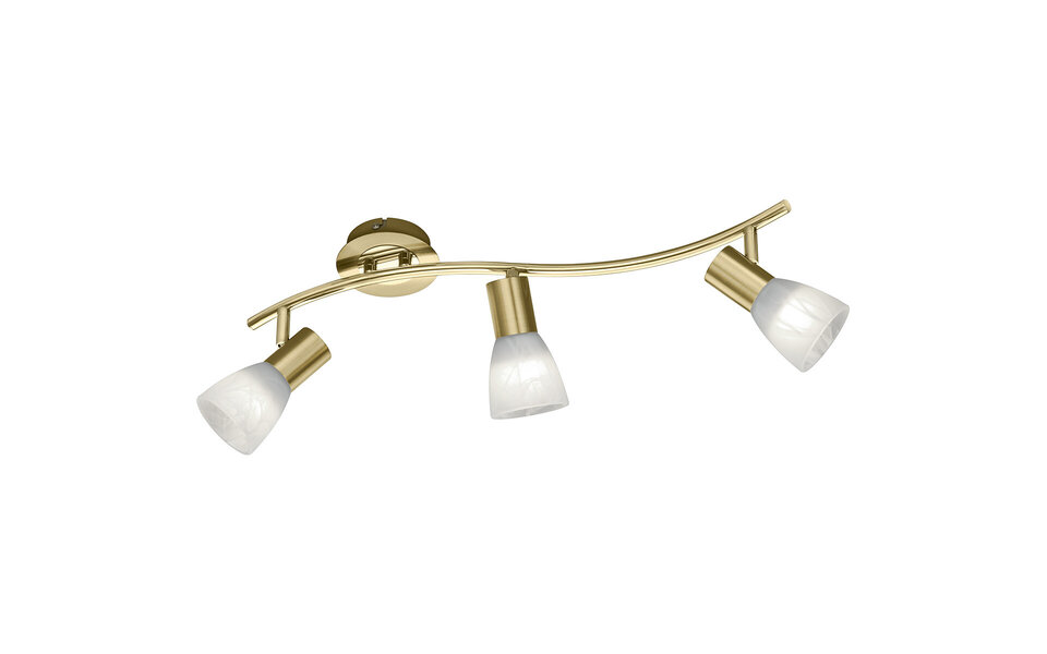 HLW LED LED Plafondspot - Trion Levino - E14 Fitting - Warm Wit 3000K - 3-lichts - Rechthoek - Mat Goud - Aluminium HLW LED LED Plafondspot - Trion Levino - E14 Fitting - Warm Wit 3000K - 3-lichts - Rechthoek - Mat Goud - Aluminium