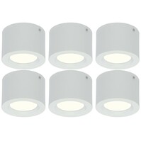 LED Opbouw Downlight 6-pack Ø105mm 5W 4200K
