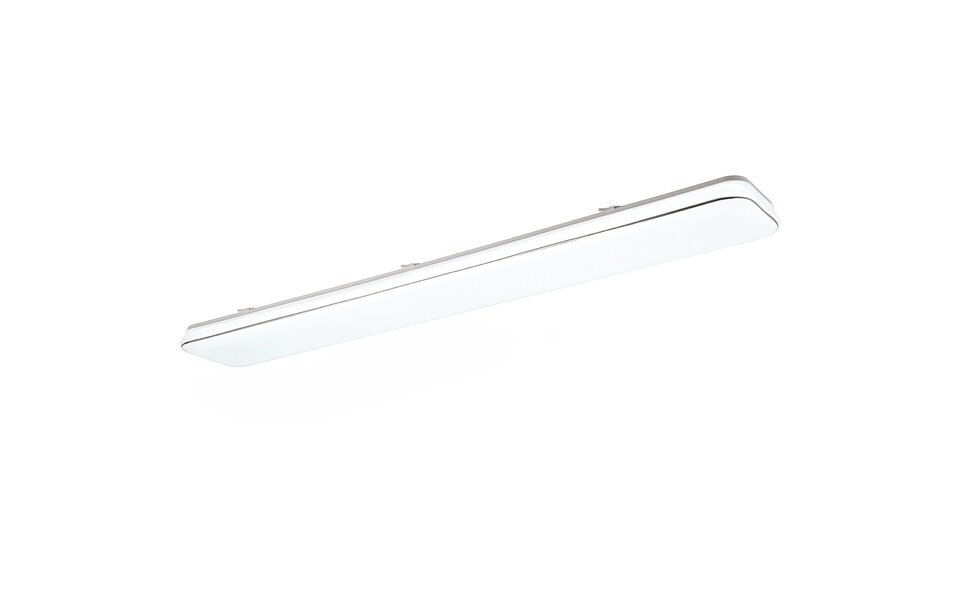 HLW LED LED Plafondlamp - Plafondverlichting - Trion Lana - 46W - Natuurlijk Wit 4000K - Dimbaar - Rechthoek - Wit - Kunststof