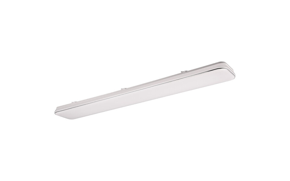 HLW LED LED Ceiling Light - Ceiling Lighting - Trion Lana - 46W - Natural White 4000K - Dimmable - Rectangular - White - Plastic