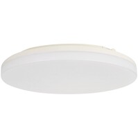 The Andres LED ceiling light 30W IP54 matte white 2550lm