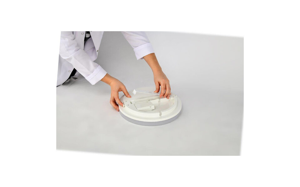 HLW LED LED Plafondlamp - Plafondverlichting - Badkamerlamp - Andres - Opbouw Rond 30W - Waterdicht IP54 - Helder/Koud Wit 6400K - Mat Wit - Kunststof