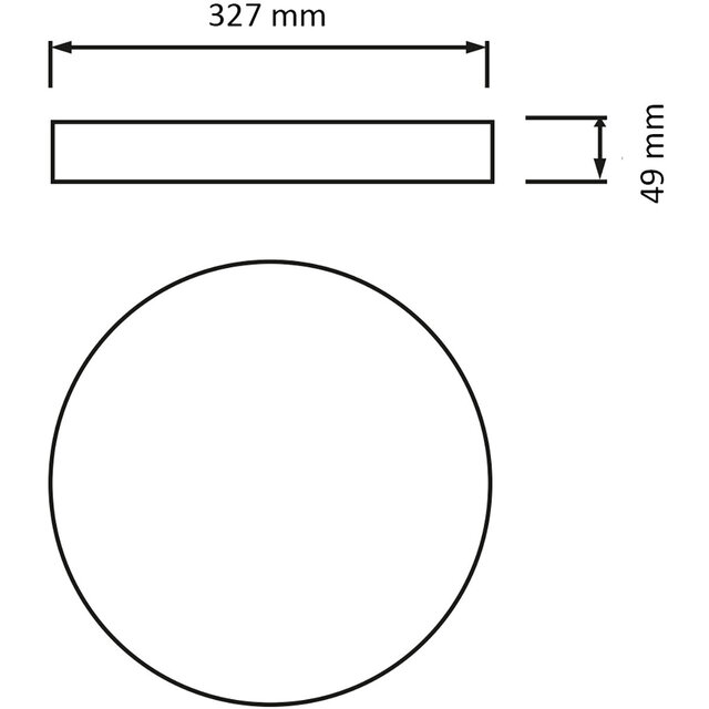 HLW LED LED Ceiling Light - Ceiling Lighting - Bathroom Light - Andres - Surface Mounted Round 30W - Waterproof IP54 - Bright/Cool White 6400K - Matte White - Plastic HLW LED LED Ceiling Light - Ceiling Lighting - Bathroom Light - Andres - Surface Mounted Round 30W - Waterproof IP54 - Bright/Cool White 6400K - Matte White - Plastic