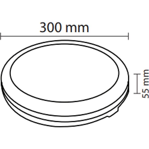 HLW LED LED Plafondlamp - Kozolux Scarly - 30W 2700lm - Aanpasbare Lichtkleur 3in1 CCT - IP65 - Rond - Wit HLW LED LED Plafondlamp - Kozolux Scarly - 30W 2700lm - Aanpasbare Lichtkleur 3in1 CCT - IP65 - Rond - Wit