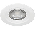 LED Inbouwspot - Brinton - 7W 630lm 38D - IP54 Waterdicht - 830 Warm Wit 3000K - Rond - Wit LED Inbouwspot - Brinton - 7W 630lm 38D - IP54 Waterdicht - 830 Warm Wit 3000K - Rond - Wit