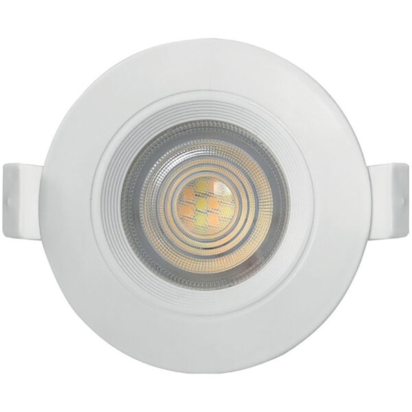 HLW LED LED Inbouwspot - Brinton - 7W 630lm 38D - IP54 Waterdicht - 830 Warm Wit 3000K - Rond - Wit HLW LED LED Inbouwspot - Brinton - 7W 630lm 38D - IP54 Waterdicht - 830 Warm Wit 3000K - Rond - Wit