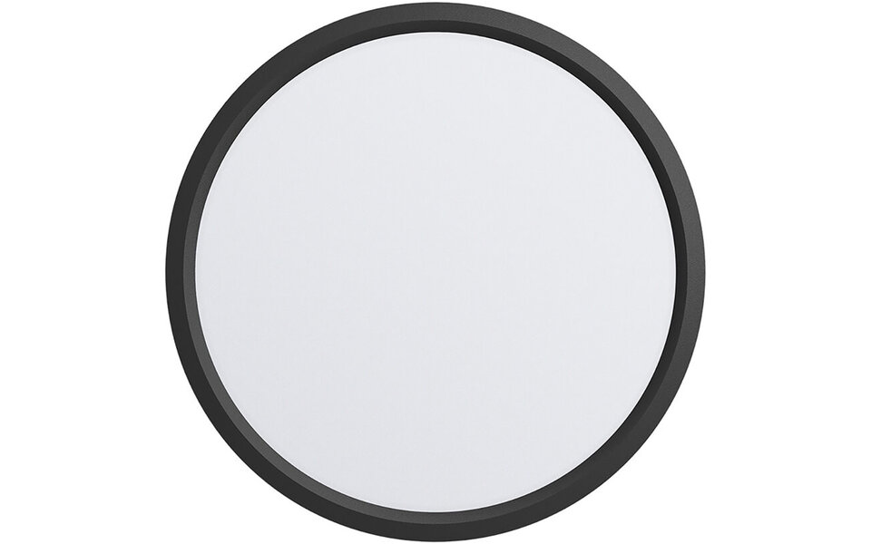 HLW LED LED Ceiling Light - Brinton Jin - 36W 3960lm - 830 Warm White 3000K - Ø400 mm - Surface Mounted - Round - Black