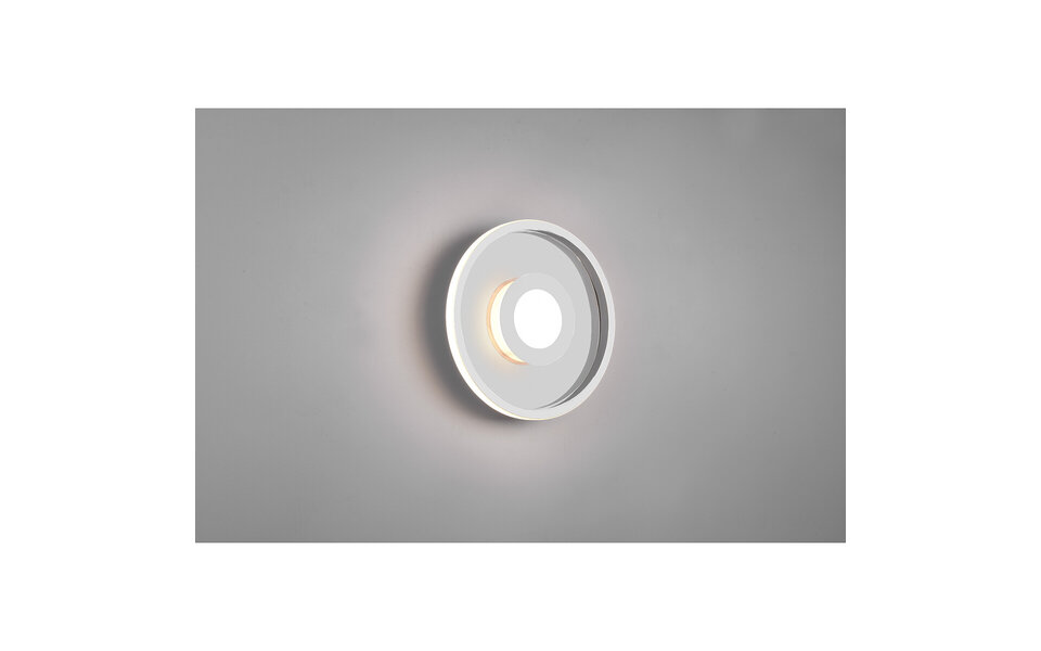 HLW LED LED Plafondlamp - Badkamerlamp - Trion Asmaya - Opbouw Rond 28W - Spatwaterdicht IP44 - Dimbaar - Warm Wit 3000K - Mat Chroom - Aluminium HLW LED LED Plafondlamp - Badkamerlamp - Trion Asmaya - Opbouw Rond 28W - Spatwaterdicht IP44 - Dimbaar - Warm Wit 3000K - Mat Chroom - Aluminium