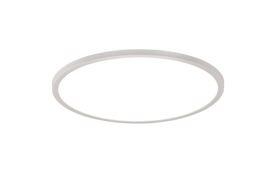 HLW LED LED Ceiling Lamp - Ceiling Lighting - Trion Urea - 30W - Adjustable Light Color - RGB - Remote Control - Dimmable - Round - Matte White - Plastic