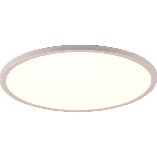 HLW LED LED Ceiling Lamp - Ceiling Lighting - Trion Urea - 30W - Adjustable Light Color - RGB - Remote Control - Dimmable - Round - Matte White - Plastic