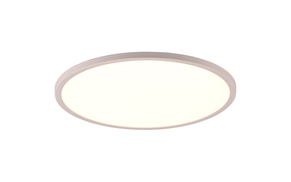 HLW LED LED Ceiling Lamp - Ceiling Lighting - Trion Urea - 30W - Adjustable Light Color - RGB - Remote Control - Dimmable - Round - Matte White - Plastic