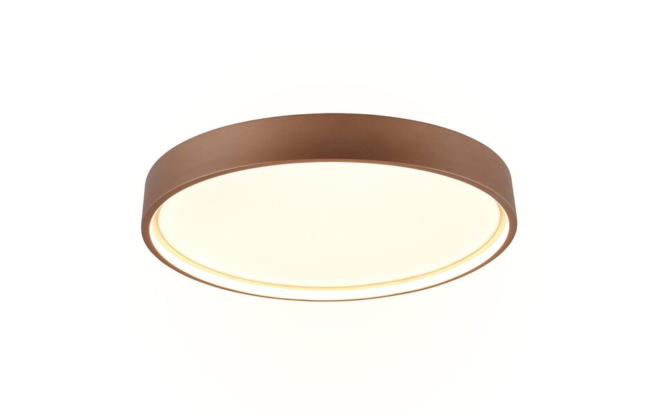 HLW LED LED Plafondlamp - Plafondverlichting - Trion Dile - 29W - Aanpasbare Lichtkleur - Rond - Coffee - Metaal HLW LED LED Plafondlamp - Plafondverlichting - Trion Dile - 29W - Aanpasbare Lichtkleur - Rond - Coffee - Metaal