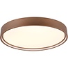 ronde LED plafondlamp 29W met 3260 lumen in warme coffee kleur en instelbare kleurtemperatuur