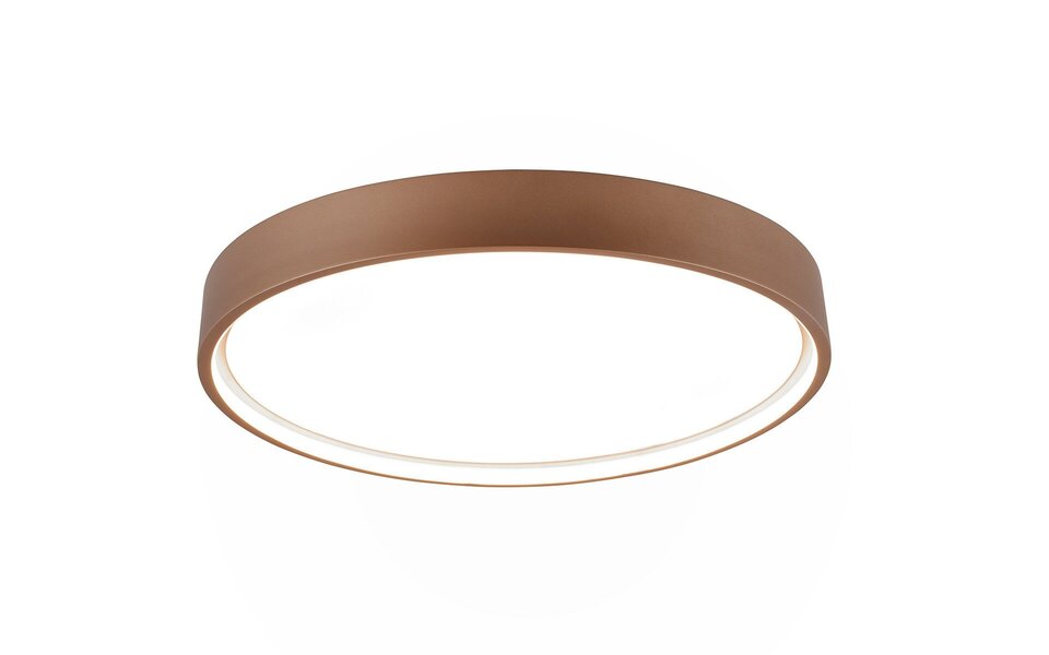 HLW LED LED Ceiling Lamp - Ceiling Lighting - Trion Dile - 29W - Adjustable Light Color - Round - Coffee - Metal