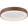 HLW LED LED Ceiling Lamp - Ceiling Lighting - Trion Dile - 29W - Adjustable Light Color - Round - Coffee - Metal