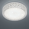 HLW LED LED Ceiling Light - Trion Pegyon - 12W - Warm White 3000K - Star Light - Star Light - Round - Matte White - Acrylic HLW LED LED Ceiling Light - Trion Pegyon - 12W - Warm White 3000K - Star Light - Star Light - Round - Matte White - Acrylic