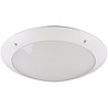 Ronde witte LED plafondlamp voor badkamer met E27 fitting en 12W vermogen, IP54 waterdicht