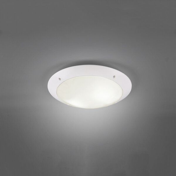 HLW LED LED Plafondlamp - Badkamerlamp - Trion Camiro - Opbouw Rond - Waterdicht IP54 - E27 Fitting - 2-lichts - Mat Wit - Kunststof HLW LED LED Plafondlamp - Badkamerlamp - Trion Camiro - Opbouw Rond - Waterdicht IP54 - E27 Fitting - 2-lichts - Mat Wit - Kunststof