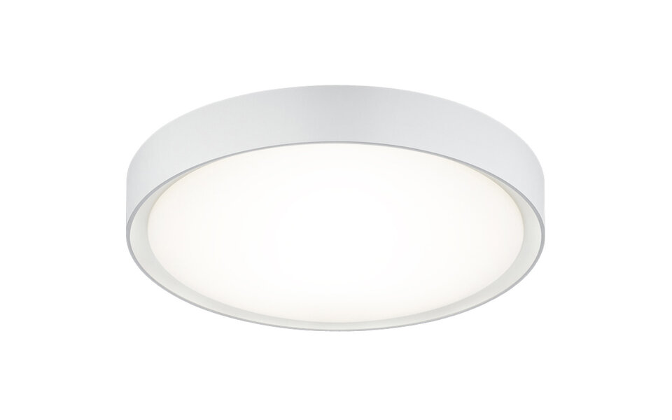 HLW LED LED Ceiling Light - Bathroom Light - Trion Clirno - 18W - Warm White 3000K - Splashproof IP44 - Surface Mounted Round - Matte White - Plastic HLW LED LED Ceiling Light - Bathroom Light - Trion Clirno - 18W - Warm White 3000K - Splashproof IP44 - Surface Mounted Round - Matte White - Plastic