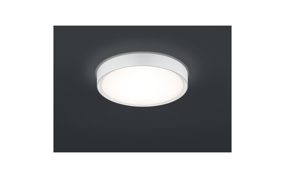 HLW LED LED Plafondlamp - Badkamerlamp - Trion Clirno - 18W - Warm Wit 3000K - Spatwaterdicht IP44 - Opbouw Rond - Mat Wit - Kunststof HLW LED LED Plafondlamp - Badkamerlamp - Trion Clirno - 18W - Warm Wit 3000K - Spatwaterdicht IP44 - Opbouw Rond - Mat Wit - Kunststof
