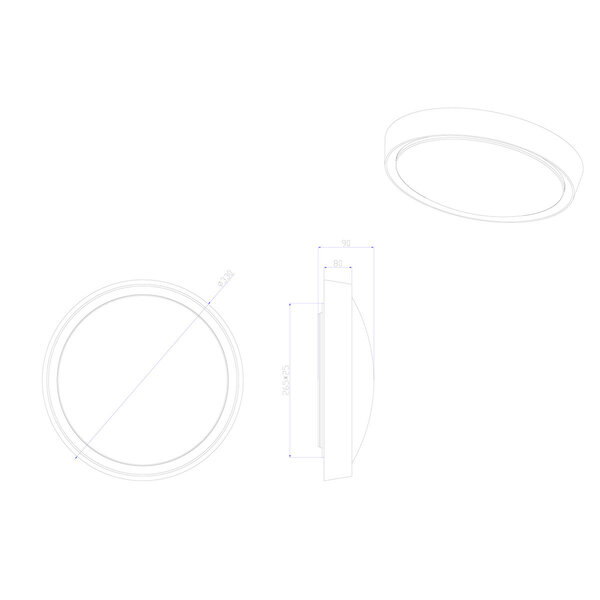 HLW LED LED Plafondlamp - Badkamerlamp - Trion Clirno - 18W - Warm Wit 3000K - Spatwaterdicht IP44 - Opbouw Rond - Mat Wit - Kunststof HLW LED LED Plafondlamp - Badkamerlamp - Trion Clirno - 18W - Warm Wit 3000K - Spatwaterdicht IP44 - Opbouw Rond - Mat Wit - Kunststof