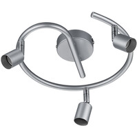 LED plafondspot Trion Pamo 3-lichts GU10 Mat Titaan