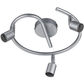 LED plafondspot Trion Pamo 3-lichts GU10 Mat Titaan LED plafondspot Trion Pamo 3-lichts GU10 Mat Titaan